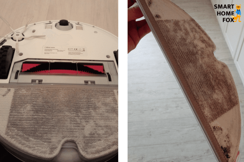 Mop after cleaning a room.